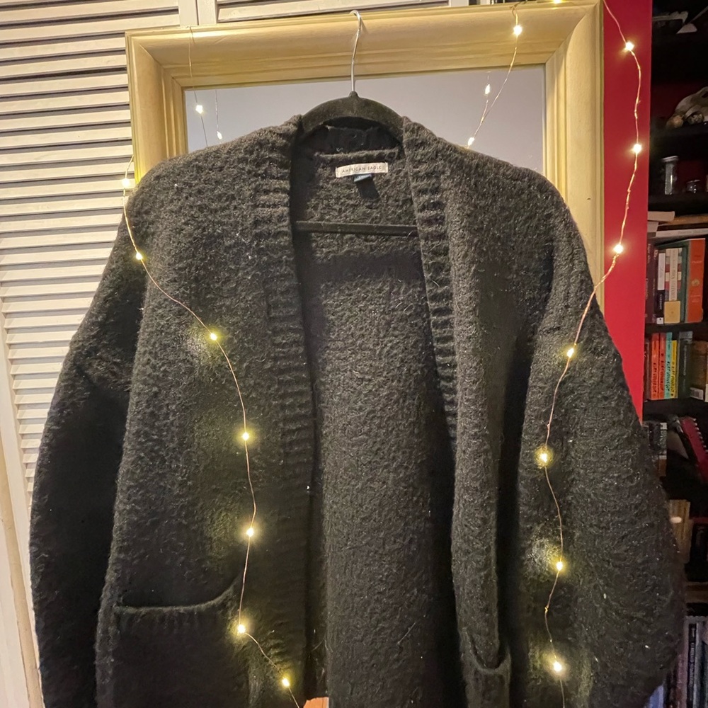 American Eagle Outfitters Black Cardigan
